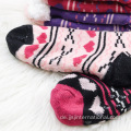 Lamm Fleece plus Fleece dicke warme Bodensocken